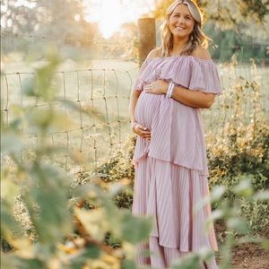 Pink Blush Maternity Dress. Size Small.